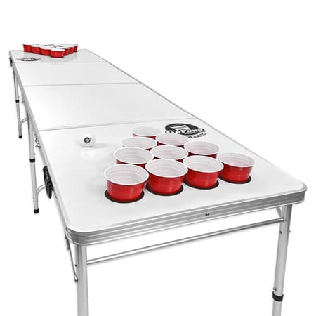 Beer Pong Table + Cups